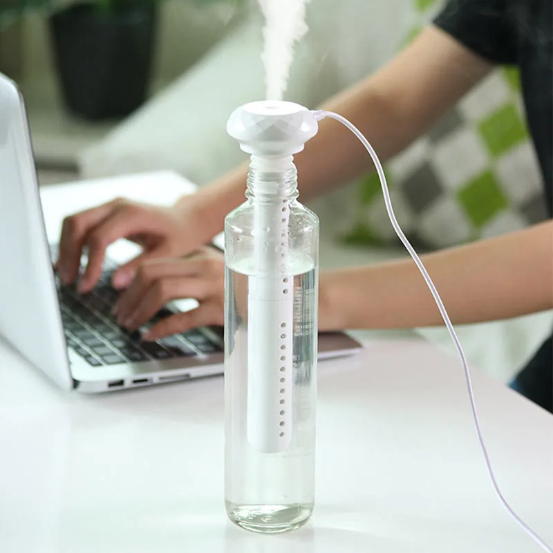 USB Air Humidifier Diamond Donut Bottle Essential Oil Aroma Diffuser Mist Maker Ultrasonic Home Office Humidification Detachable
USB Air Humidifier Diamond Donut Bottle Essential Oil Aroma Diffuser Mist Maker Ultrasonic Home Office Humidification Detachable
