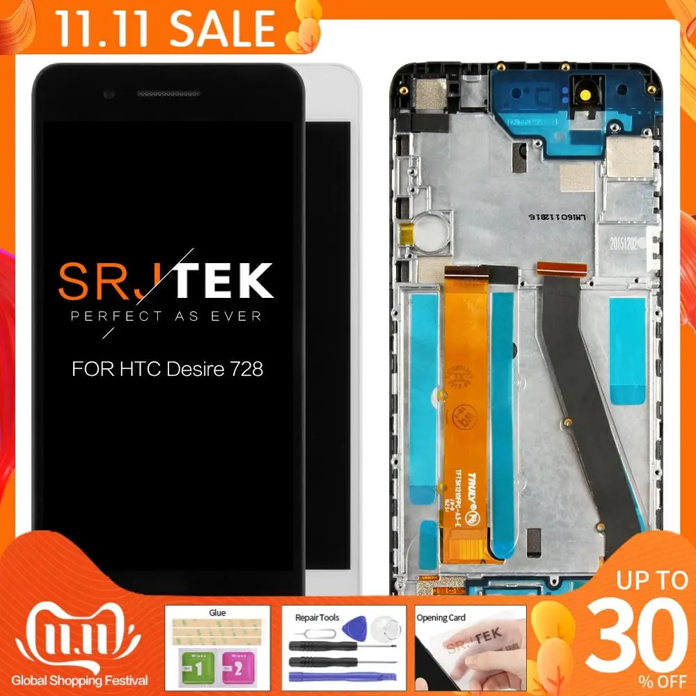 100% Tested 5.5" For HTC Desire 728 LCD Touch Screen For HTC Desire 728 Display Digitizer Replacement Parts with Frame 728G 728w
100% Tested 5.5" For HTC Desire 728 LCD Touch Screen For HTC Desire 728 Display Digitizer Replacement Parts with Frame 728G 728w