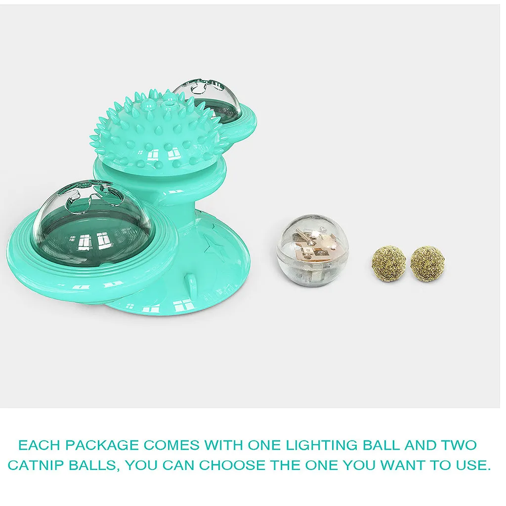 Windmill Cat Toy Turntable Teasing Pet Toy Scratching Tickle Cats Hair Brush Fun
Windmill Cat Toy Turntable Teasing Pet Toy Scratching Tickle Cats Hair Brush Fun