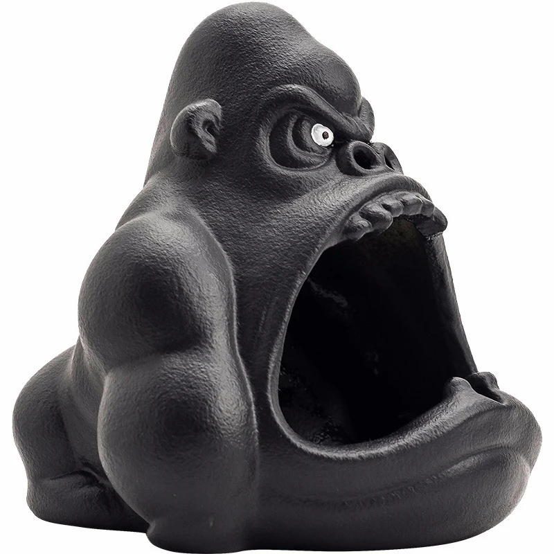 Creative Ceramic Cartoon Animal Ashtray Orangutan Anti-ash Car Large Capacity Ashtray Living Room Office Decoration Gift For Men
Creative Ceramic Cartoon Animal Ashtray Orangutan Anti-ash Car Large Capacity Ashtray Living Room Office Decoration Gift For Men