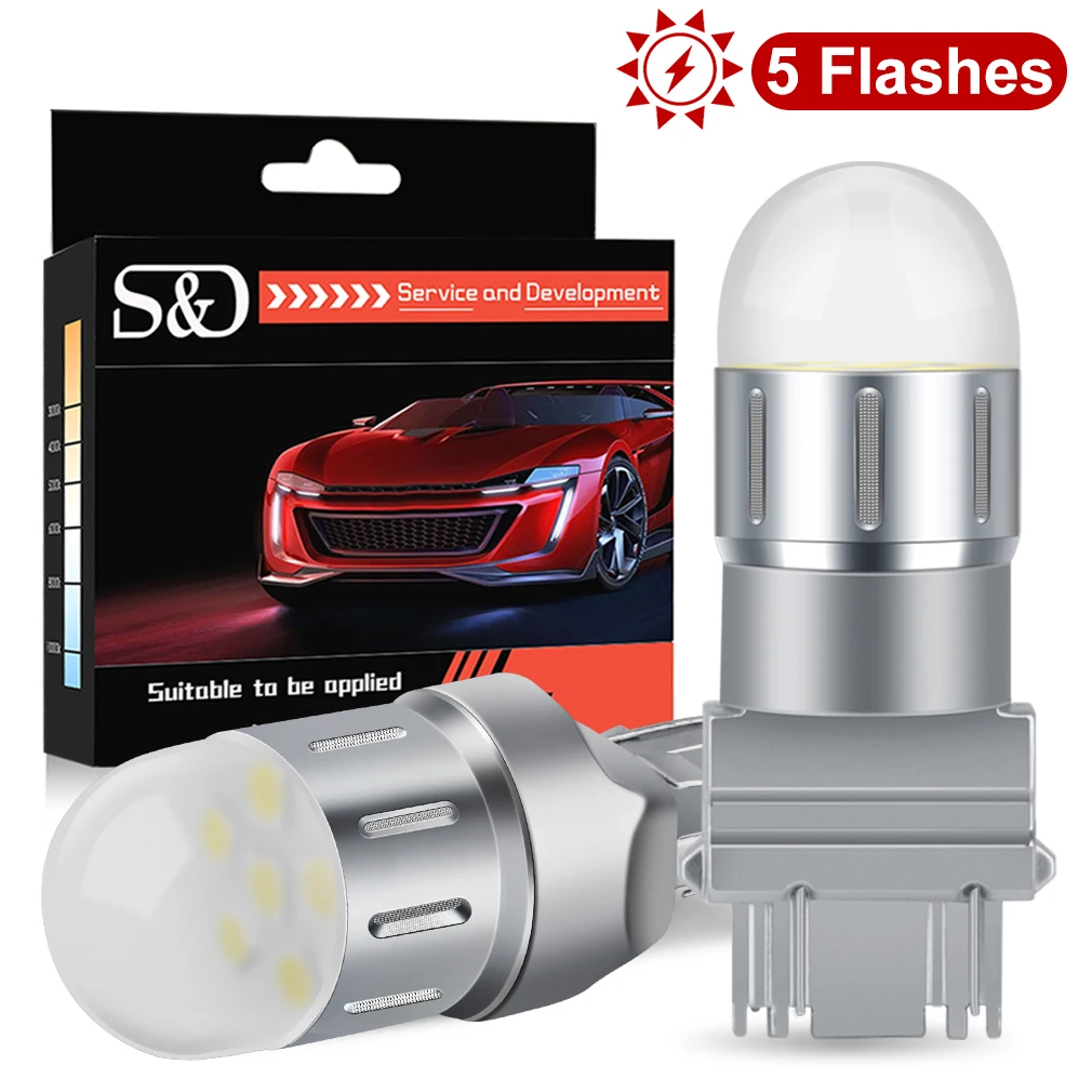 2x LED Strobe Flash Stop Light BAY15D P21/5W LED 7443 T20 LED Bulbs W21/5W 3157 P27/7W Reversing lights Car Brake Tail Light Red
2x LED Strobe Flash Stop Light BAY15D P21/5W LED 7443 T20 LED Bulbs W21/5W 3157 P27/7W Reversing lights Car Brake Tail Light Red