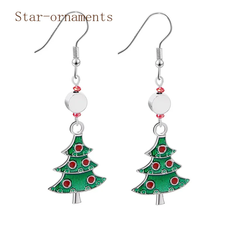 Christmas Tree Silver Christmas Series Earrings Snowman Elk ornaments Cute and Fun Santa Snowflake Bells Earrings For Women
Christmas Tree Silver Christmas Series Earrings Snowman Elk ornaments Cute and Fun Santa Snowflake Bells Earrings For Women