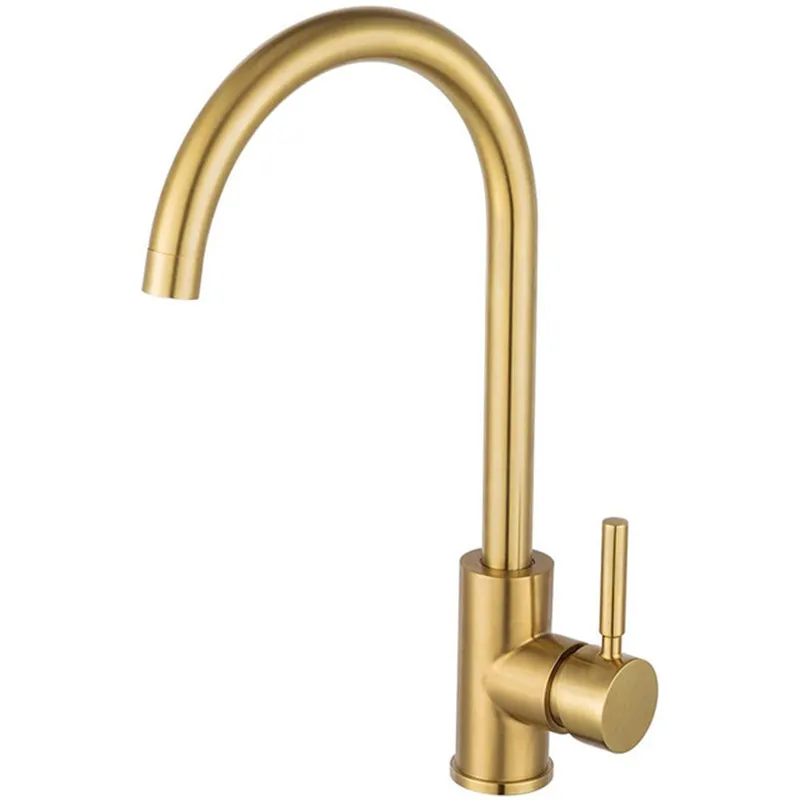 Kitchen Faucet Stainless Steel Wiredrawing Golden Color Hot and Cold Water Faucet Mixer Tap Kitchen Accessories
Kitchen Faucet Stainless Steel Wiredrawing Golden Color Hot and Cold Water Faucet Mixer Tap Kitchen Accessories