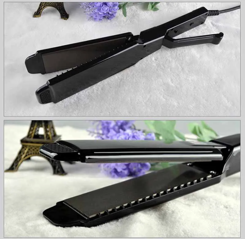 Steam Hair Straightener With Vents Ceramic Tourmaline Ionic Flat Iron Hair Straightener For Women Hair Care 
Steam Hair Straightener With Vents Ceramic Tourmaline Ionic Flat Iron Hair Straightener For Women Hair Care