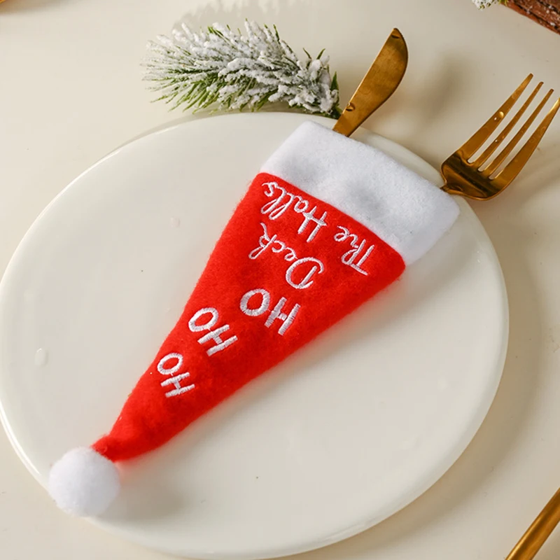New Year 2022 Christmas Gift Tableware Fork Knife Holder Bag Christmas Decorations for Home Dinner Table Eve Decor
New Year 2022 Christmas Gift Tableware Fork Knife Holder Bag Christmas Decorations for Home Dinner Table Eve Decor