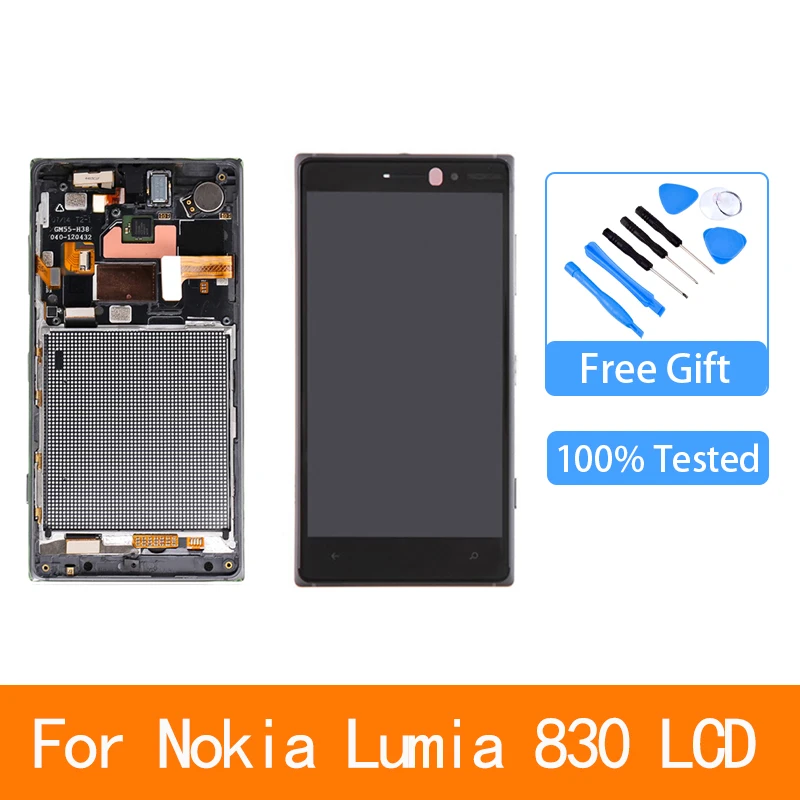 ЖК-дисплей 5,0 дюйма для Nokia Lumia 830 с сенсорным экраном и дигитайзером в сборе с рамкой для замены для Nokia 830 Rm-984 LCD
ЖК-дисплей 5,0 дюйма для Nokia Lumia 830 с сенсорным экраном и дигитайзером в сборе с рамкой для замены для Nokia 830 Rm-984 LCD