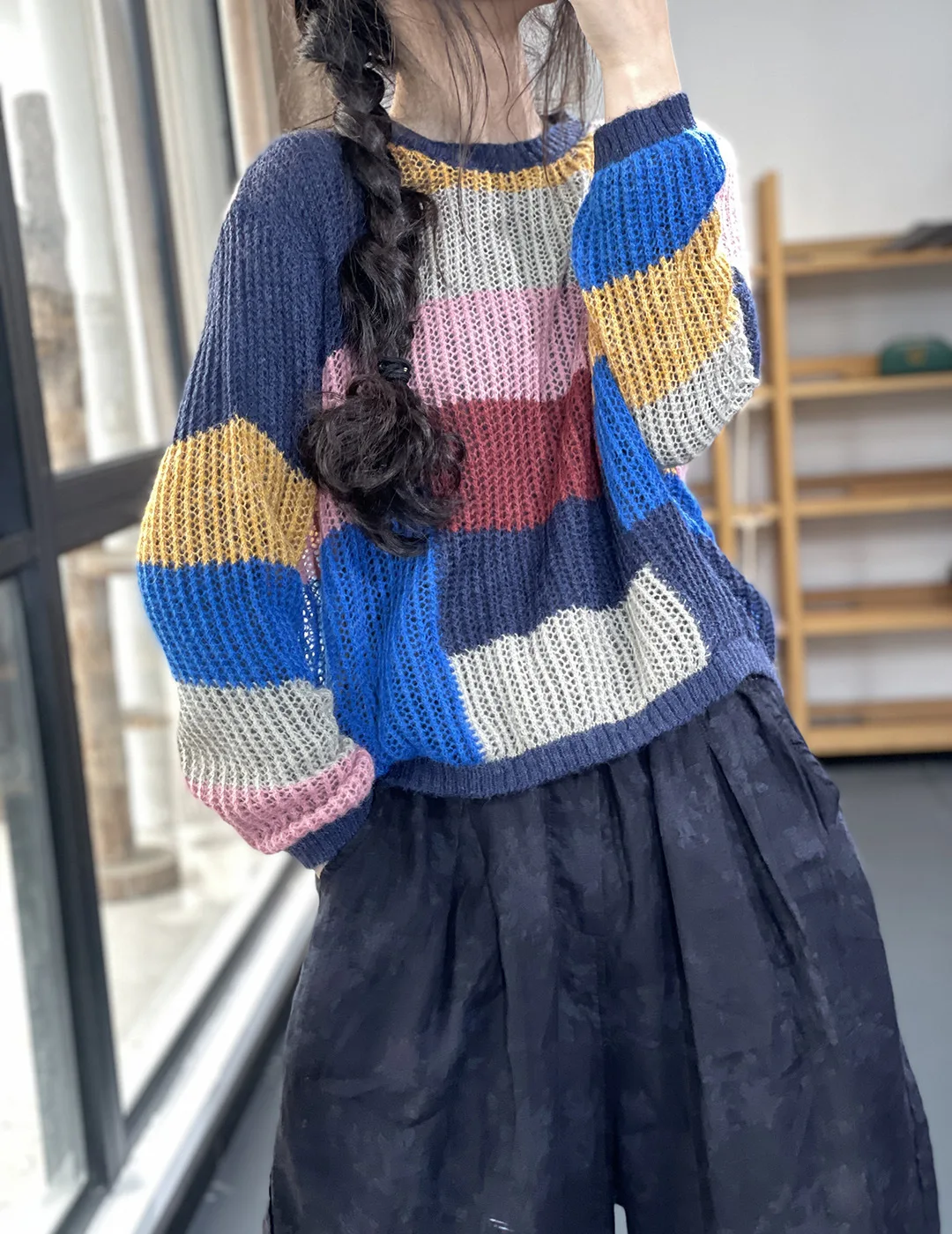 Осень 2021, новый пуловер, элегантный женский свободный трикотажный свитер с разрезом, Donsignet
Осень 2021, новый пуловер, элегантный женский свободный трикотажный свитер с разрезом, Donsignet