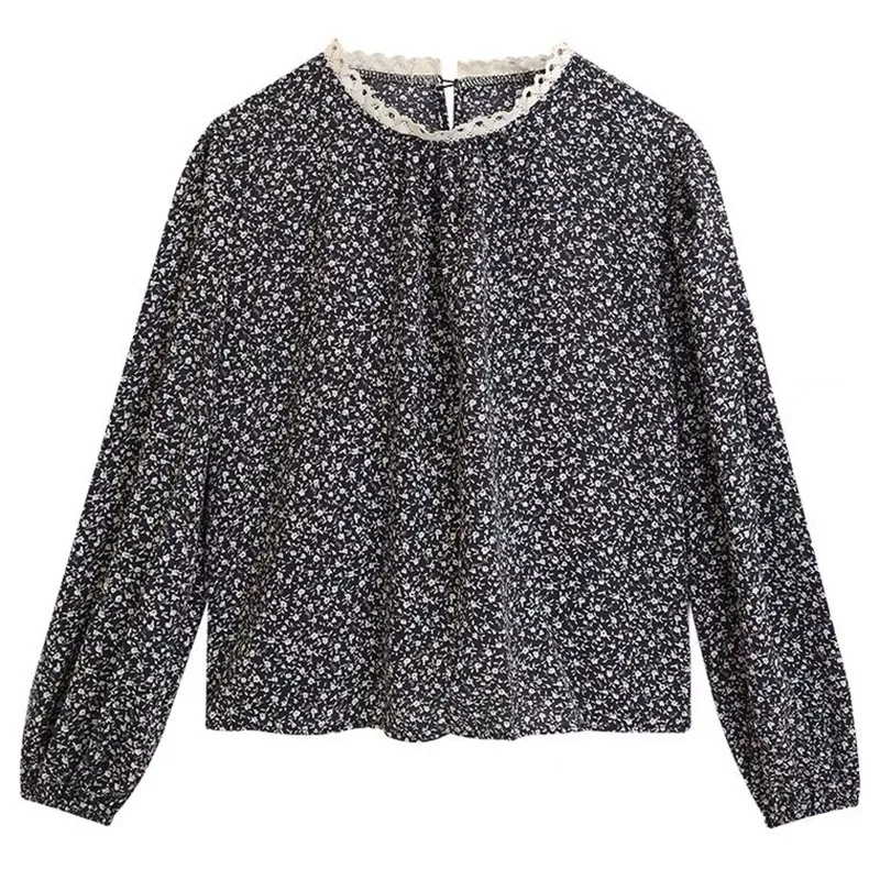Women's Design Sense Niche Shirt Spring and Autumn 2021 New French Short Floral Long-sleeved Shirt Loose and Thin Single Size
Women's Design Sense Niche Shirt Spring and Autumn 2021 New French Short Floral Long-sleeved Shirt Loose and Thin Single Size