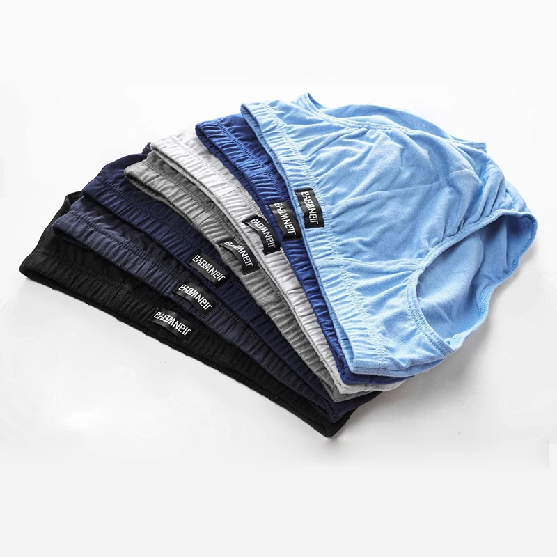 6pcs/lot 100% Cotton Briefs Mens Comfortable Underpants Man Underwear Plus Size 4XL/5XL Men's Breathable Panties
6pcs/lot 100% Cotton Briefs Mens Comfortable Underpants Man Underwear Plus Size 4XL/5XL Men's Breathable Panties