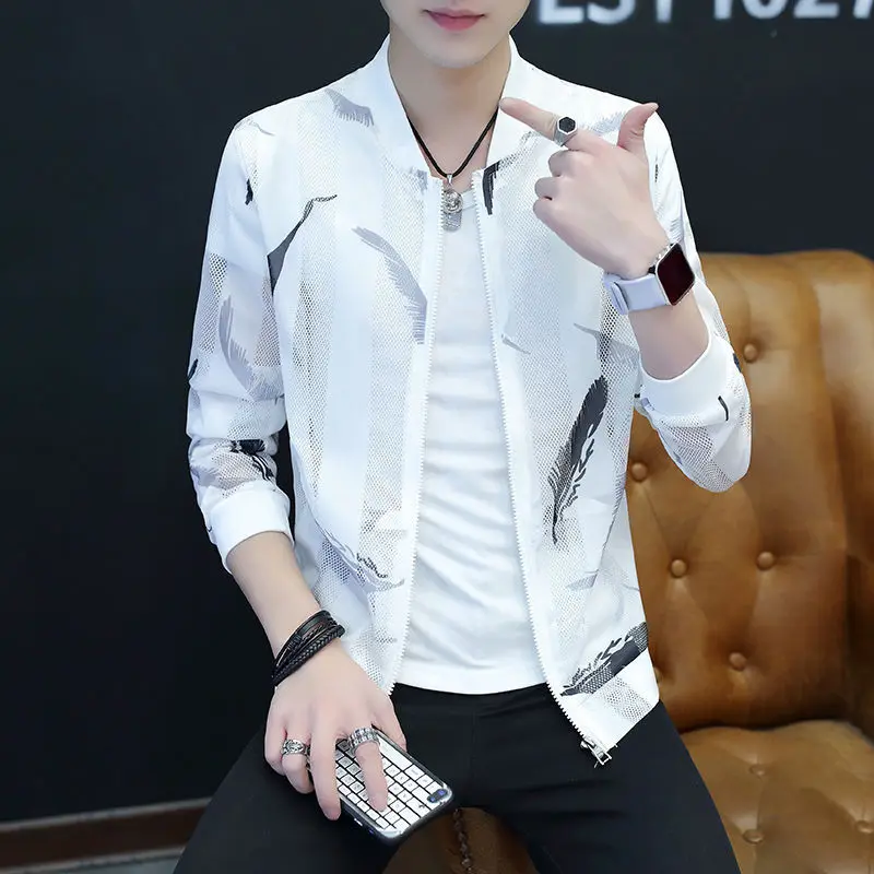 2021New Men Clothes Fashion New Korean Version Baseball Jacket Spring Autumn Vintage Casual Windbreaker Bomber Hollow Out Coat
2021New Men Clothes Fashion New Korean Version Baseball Jacket Spring Autumn Vintage Casual Windbreaker Bomber Hollow Out Coat