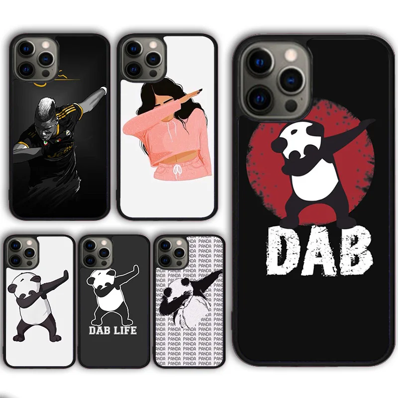 Мультяшные животные панда Dab на E чехол для телефона iPhone 13 11 12 Mini Pro Max X XR XS 6 7 8 Plus