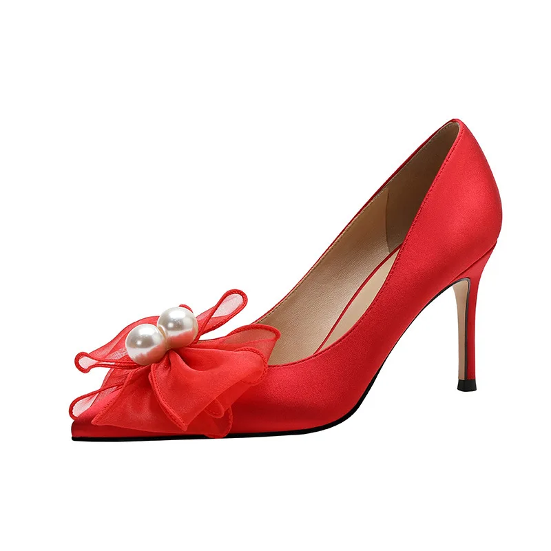 Bow Shoes Shallow Mouth Casual Heels Slip On Women Dress Pumps Sandals Ladies Pointed Wedge 2021 Lace-Up Bridal Comfortable Slip
Bow Shoes Shallow Mouth Casual Heels Slip On Women Dress Pumps Sandals Ladies Pointed Wedge 2021 Lace-Up Bridal Comfortable Slip