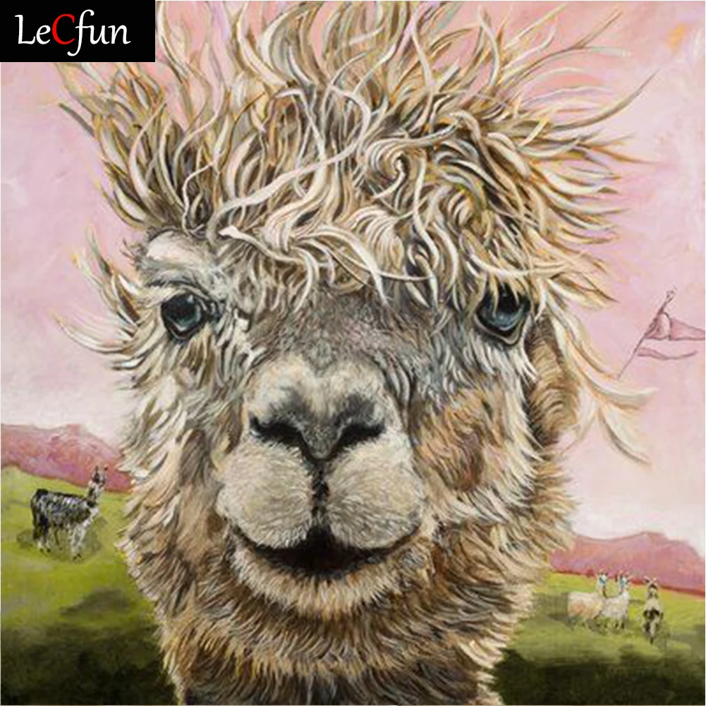 LeCfun Llama Animal Diamond Painting Kits by Number DIY 5D Crystal Picture Rhinestone Embroidery Arts Craft for Home Decor Gift
LeCfun Llama Animal Diamond Painting Kits by Number DIY 5D Crystal Picture Rhinestone Embroidery Arts Craft for Home Decor Gift