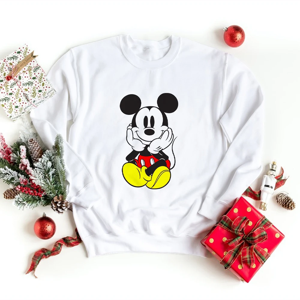 Disney Sweatshirt Unisex Mickey Mouse Print Clothes for Kids Casual O-neck Harajuku Autumn Tops Korean Hipster White Hoodies
Disney Sweatshirt Unisex Mickey Mouse Print Clothes for Kids Casual O-neck Harajuku Autumn Tops Korean Hipster White Hoodies