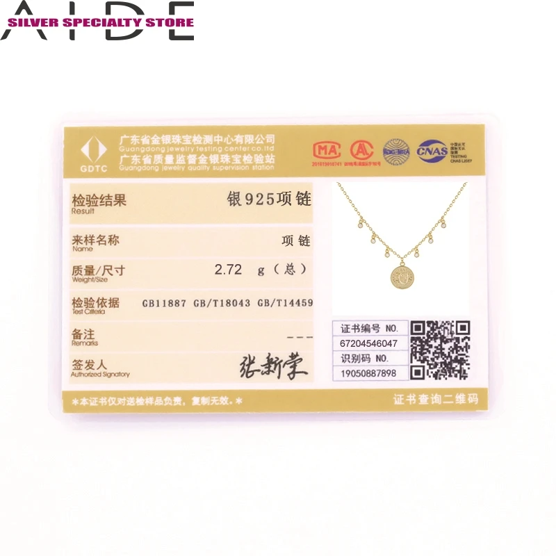 AIDE Round Diamond 925 Sterling Silver Necklace For Women 2020 Jewelry Initial Chain Choker Necklace Collares Bijoux Collar
AIDE Round Diamond 925 Sterling Silver Necklace For Women 2020 Jewelry Initial Chain Choker Necklace Collares Bijoux Collar