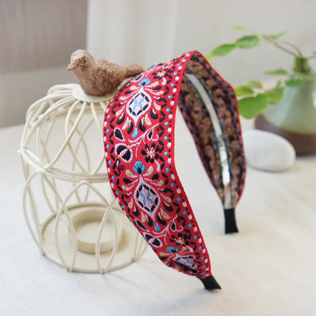 Bohemian Wide Headband Ethnic Fashion Embroidered Fabric Headband Simple Sweet Girl Headband Hair Accessories
Bohemian Wide Headband Ethnic Fashion Embroidered Fabric Headband Simple Sweet Girl Headband Hair Accessories