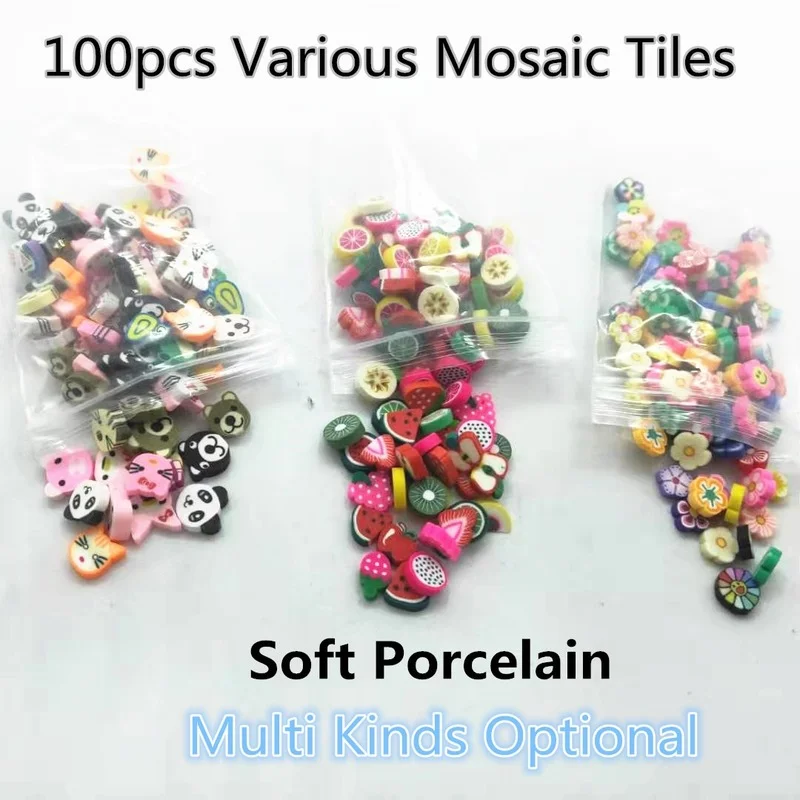 100pcs Various Mosaic Tiles Soft Porcelain Stones DIY Art and Crafts Materials for Kids/Children Handmade Ceramic Mosaic Tile
100pcs Various Mosaic Tiles Soft Porcelain Stones DIY Art and Crafts Materials for Kids/Children Handmade Ceramic Mosaic Tile