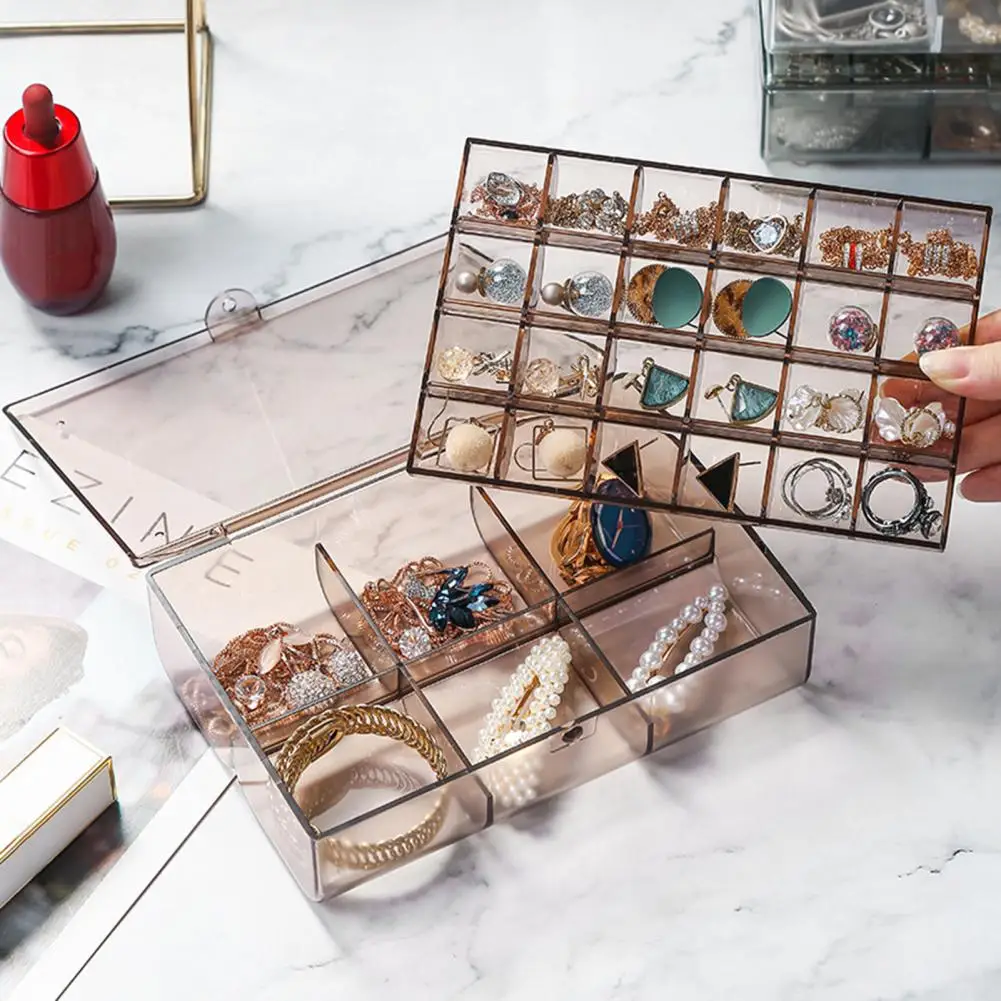 Portable Practical Plastic Dual Layer Jewelry Organizer Box Tray Holder Desktop Decor Showcase Bead Container Storage Case Tool
Portable Practical Plastic Dual Layer Jewelry Organizer Box Tray Holder Desktop Decor Showcase Bead Container Storage Case Tool