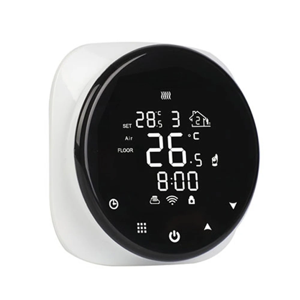 Digital Intelligent Thermostat Tuya Wifi Circular Water Underfloor Heating System Boiler Thermostat Round Programmable Thermosta
Digital Intelligent Thermostat Tuya Wifi Circular Water Underfloor Heating System Boiler Thermostat Round Programmable Thermosta