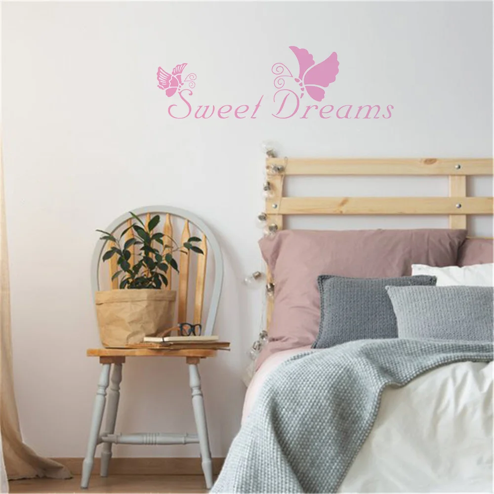 Beauty Butterfly Sweet Dreams Wall Sticker For Living Room Bedroom Removable Wall Decoration Vinyl Waterproof Art Mural ov599
Beauty Butterfly Sweet Dreams Wall Sticker For Living Room Bedroom Removable Wall Decoration Vinyl Waterproof Art Mural ov599