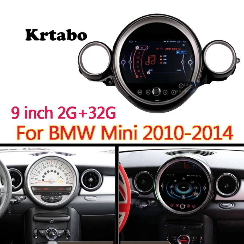 Car radio Android multimedia player For BMW Mini 2010-2014 9inch touch screen GPS Carplay /2G+32G | Автомобили и мотоциклы