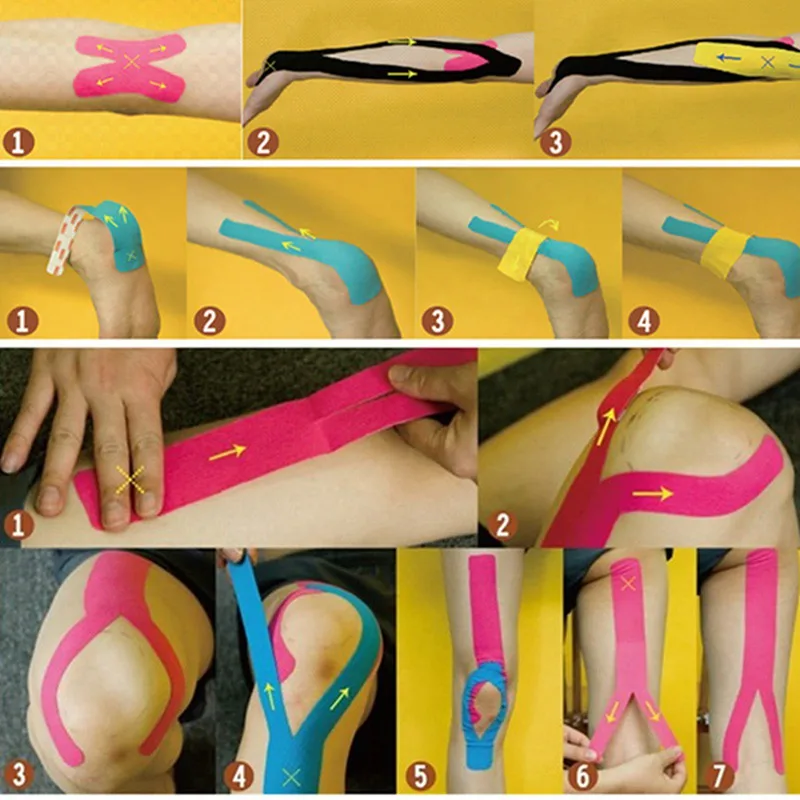 Wholesale CE 5CM Taping Athletic Muscle Tape Sport Taping Strapping Football Knee Muscle Multi-color Cotton
Wholesale CE 5CM Taping Athletic Muscle Tape Sport Taping Strapping Football Knee Muscle Multi-color Cotton