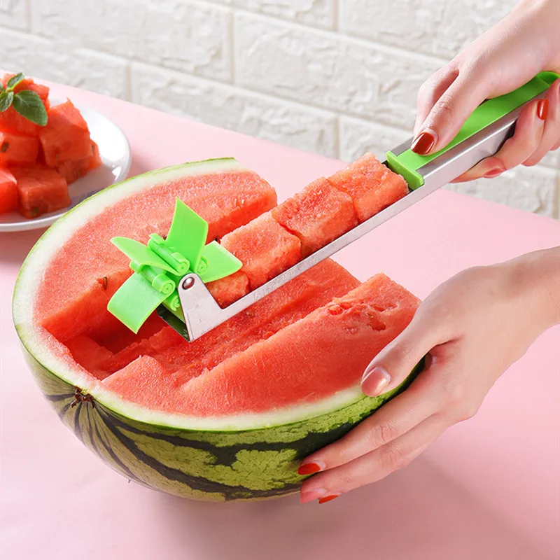 NEW Watermelon Cutter Multi Melon Knife Slicer Cutting Machine Stainless Steel Windmill Fruit Household Artifact Kitchen Tool
NEW Watermelon Cutter Multi Melon Knife Slicer Cutting Machine Stainless Steel Windmill Fruit Household Artifact Kitchen Tool