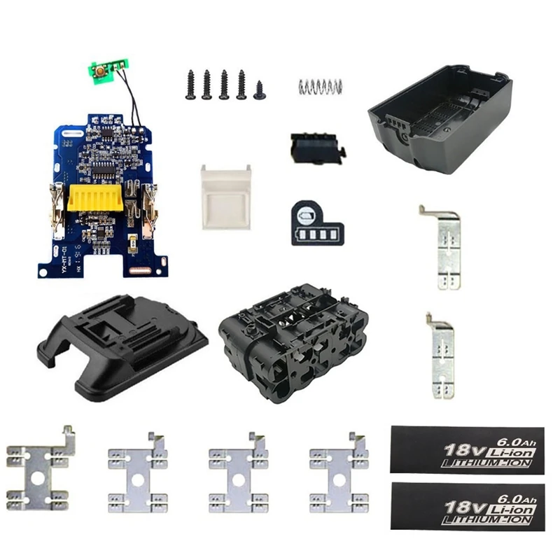 Plastic Case Charging Protection Circuit Board PCB for Makita 18V Battery BL1840 BL1850 BL1830 BL1860B LXT 400
Plastic Case Charging Protection Circuit Board PCB for Makita 18V Battery BL1840 BL1850 BL1830 BL1860B LXT 400