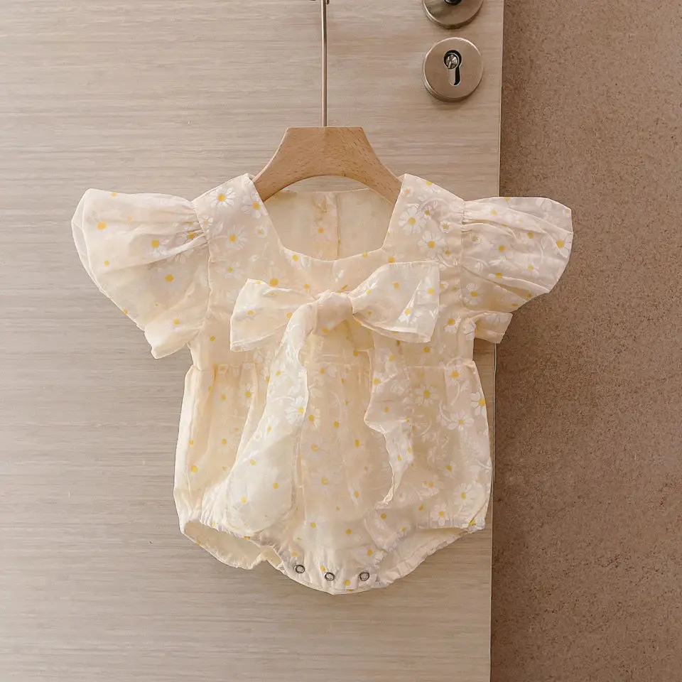 Baby Clothes Girl Baby Summer Thin Bodysuit Clothes Baby Daisy Butterfly Sleeve Triangle Bag Fart Romper
Baby Clothes Girl Baby Summer Thin Bodysuit Clothes Baby Daisy Butterfly Sleeve Triangle Bag Fart Romper