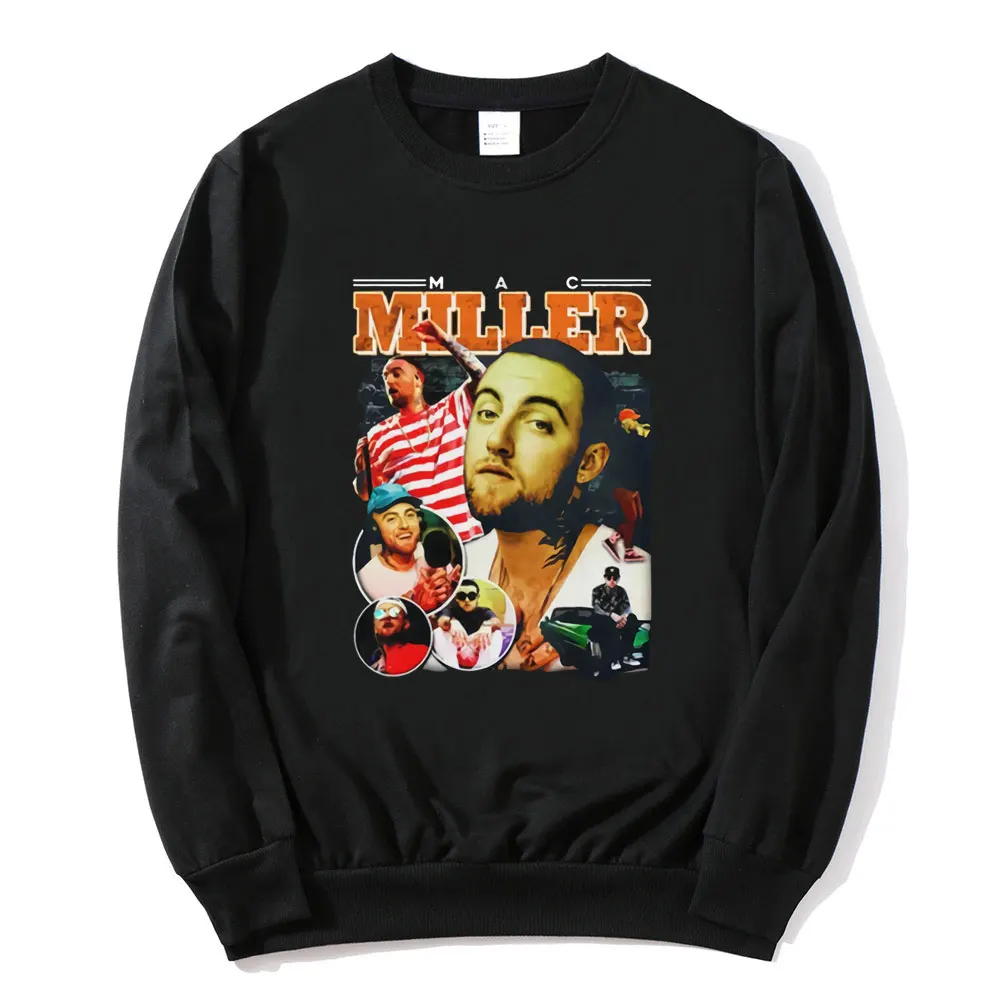 American Rapper Mac Miller Crewneck Men tracksuit Album Circles Fashion Streetwear Oversized Cotton long Sleeve black Sweatshirt
American Rapper Mac Miller Crewneck Men tracksuit Album Circles Fashion Streetwear Oversized Cotton long Sleeve black Sweatshirt