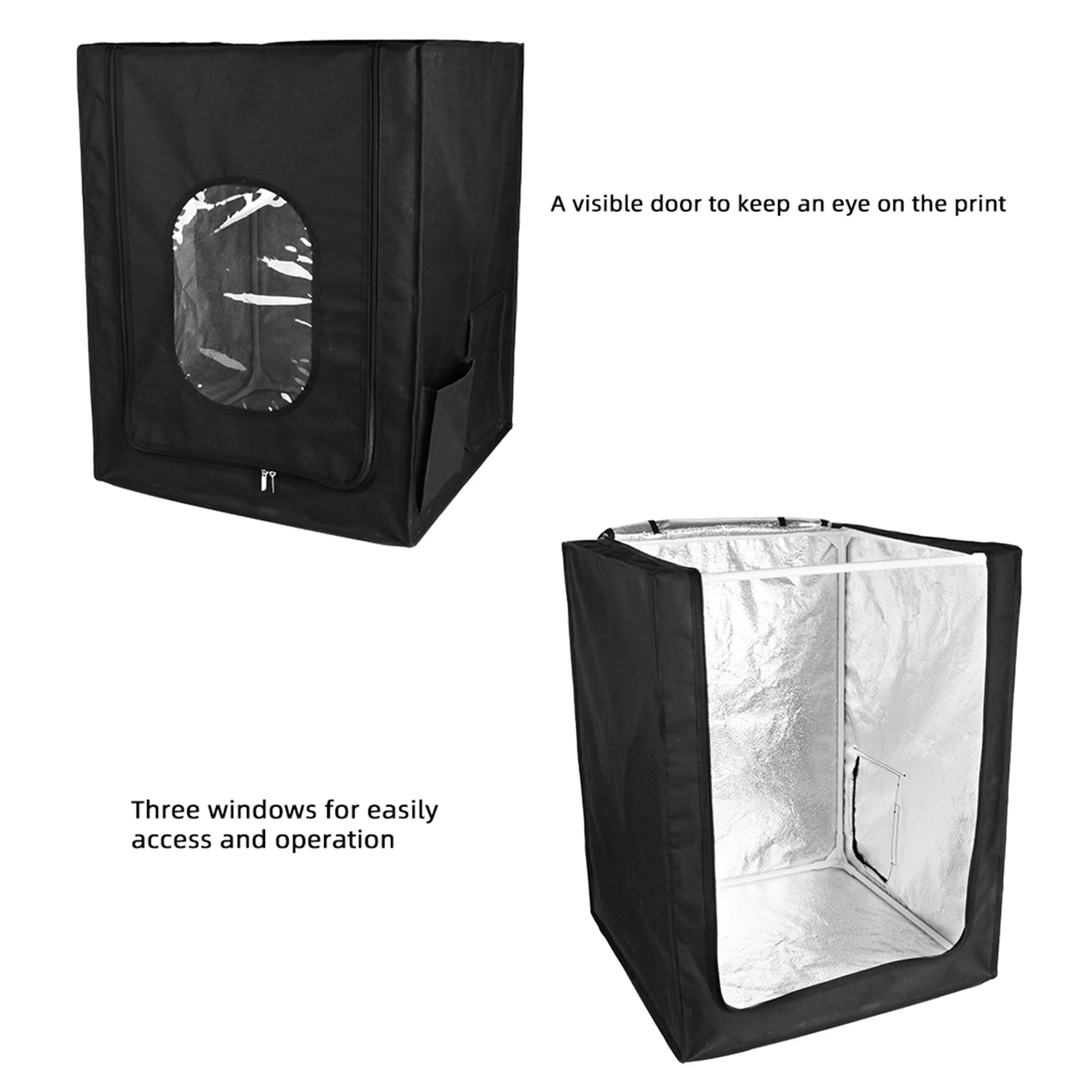Protection Cover Enclosure Fireproof and Dustproof Tent Flame Retardant 3D Printer For Ender-3/Ender-3 Pro/Ender-5 3D Printer
Protection Cover Enclosure Fireproof and Dustproof Tent Flame Retardant 3D Printer For Ender-3/Ender-3 Pro/Ender-5 3D Printer