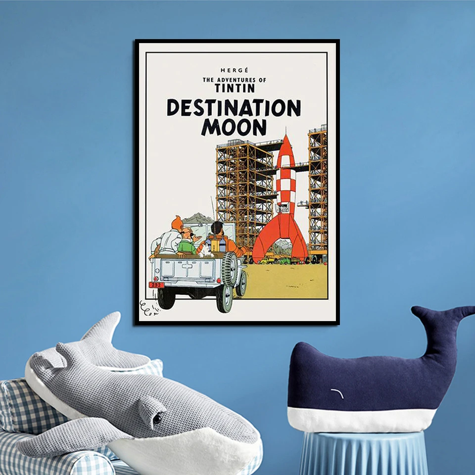 Cartoon Poster The Adventures of Tintin Modern Nordic Wall Art Children's Room Home Decor Canvas HD Print
Cartoon Poster The Adventures of Tintin Modern Nordic Wall Art Children's Room Home Decor Canvas HD Print