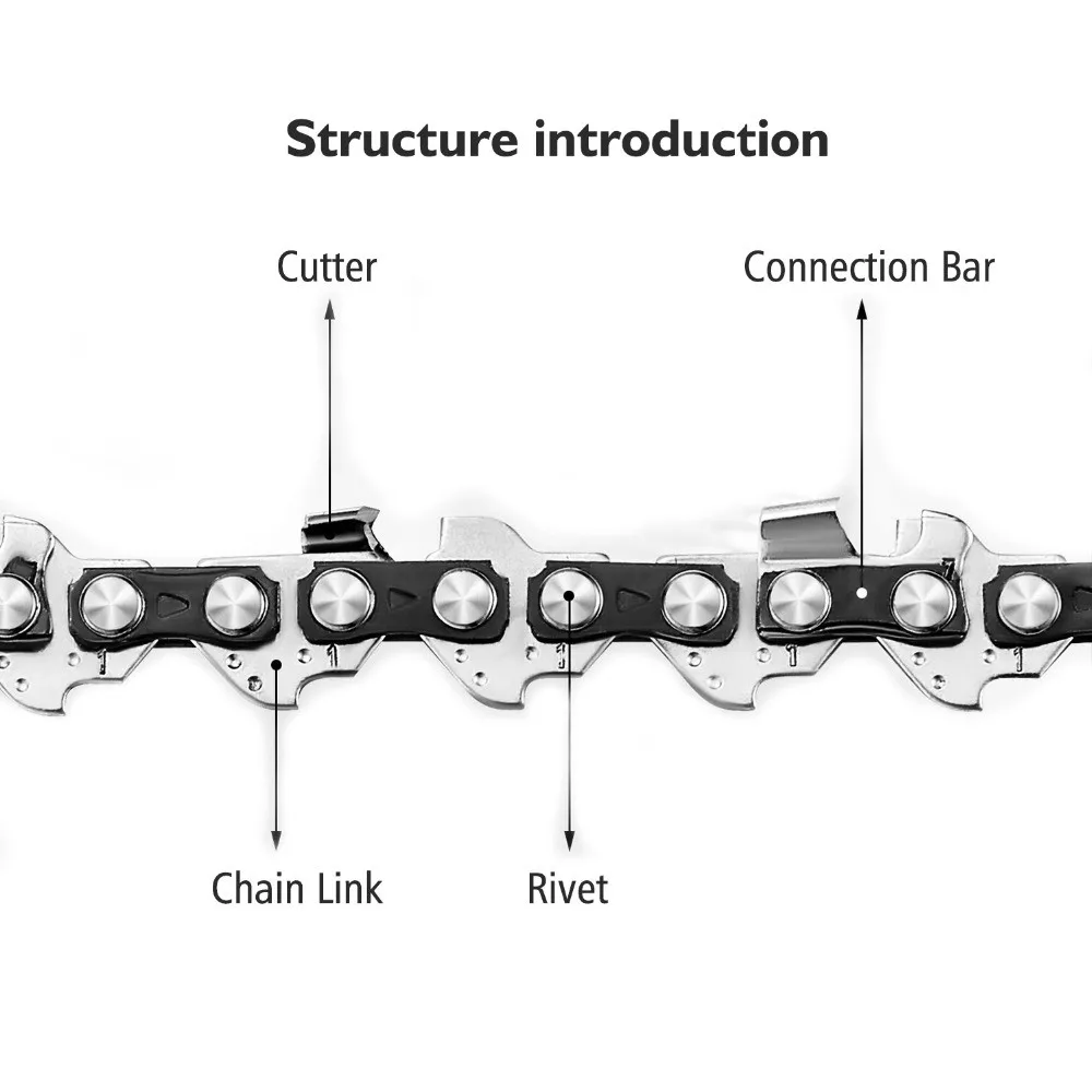 3/5 Pieces Chainsaw Chain 3/5x Flexible For Home Garden Work And Tree Fall Suitable For All 4-inch Mini-saws
3/5 Pieces Chainsaw Chain 3/5x Flexible For Home Garden Work And Tree Fall Suitable For All 4-inch Mini-saws