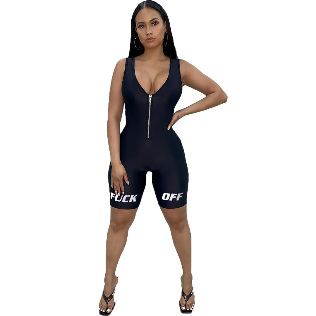 Zipper Striped Casual Skinny Rompers Sleeveless Spring Women Clothing Active Workout Shorts Playsuits
Zipper Striped Casual Skinny Rompers Sleeveless Spring Women Clothing Active Workout Shorts Playsuits