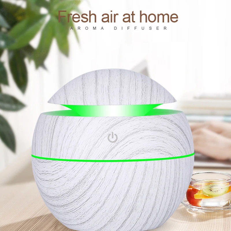 New 130Ml Mini Electric Air Humidifier Usb Charge Aroma Diffuser Ultrasonic White Wood Grain With 7 Color Led Light For Home
New 130Ml Mini Electric Air Humidifier Usb Charge Aroma Diffuser Ultrasonic White Wood Grain With 7 Color Led Light For Home