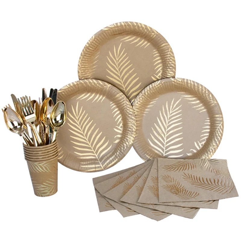 Palm Leaves Disposable Tableware Environmental Protection Printing Paper Cup Paper Towel Birthday Party Tableware Supplies
Palm Leaves Disposable Tableware Environmental Protection Printing Paper Cup Paper Towel Birthday Party Tableware Supplies