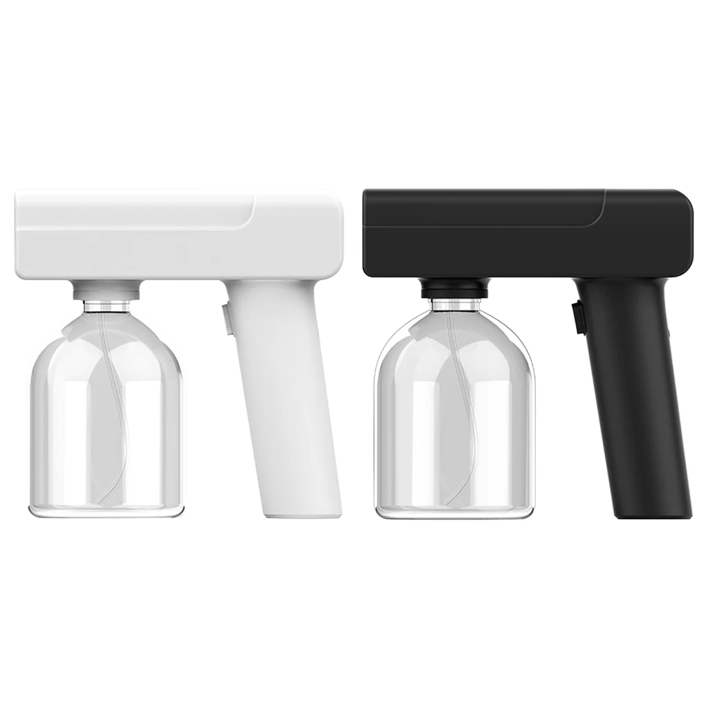 USB Rechargeable Electric Nano Steam Spray Gun Nano Atomizer Fogger Atomization Spray Blue Light Disinfectant Mist Gun 500ML
USB Rechargeable Electric Nano Steam Spray Gun Nano Atomizer Fogger Atomization Spray Blue Light Disinfectant Mist Gun 500ML