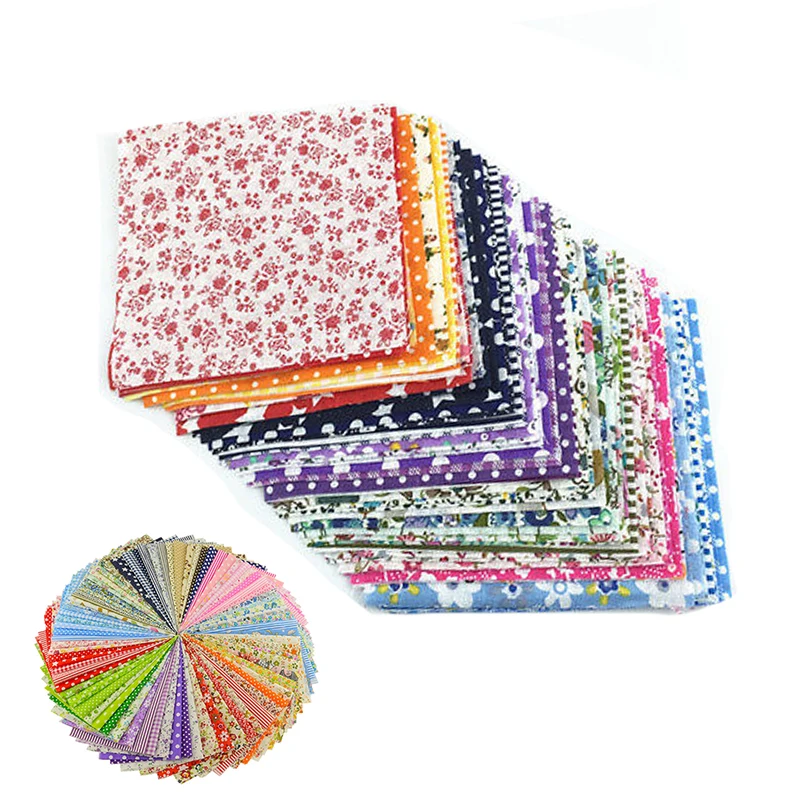 50pcs/lot Cotton Fabric Quilting Sewing Material DIY Patchwork Handmade Charm Pack Patchwork Bundle Textile Fabrics 10*10cm 
50pcs/lot Cotton Fabric Quilting Sewing Material DIY Patchwork Handmade Charm Pack Patchwork Bundle Textile Fabrics 10*10cm