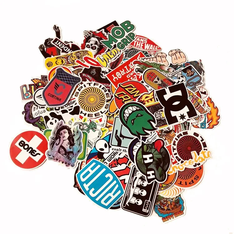 100PCS/set skateboard fashion Stickers For Suitcase Skateboard Laptop Luggage Fridge Phone Car Styling Decal waterproof J0422
100PCS/set skateboard fashion Stickers For Suitcase Skateboard Laptop Luggage Fridge Phone Car Styling Decal waterproof J0422