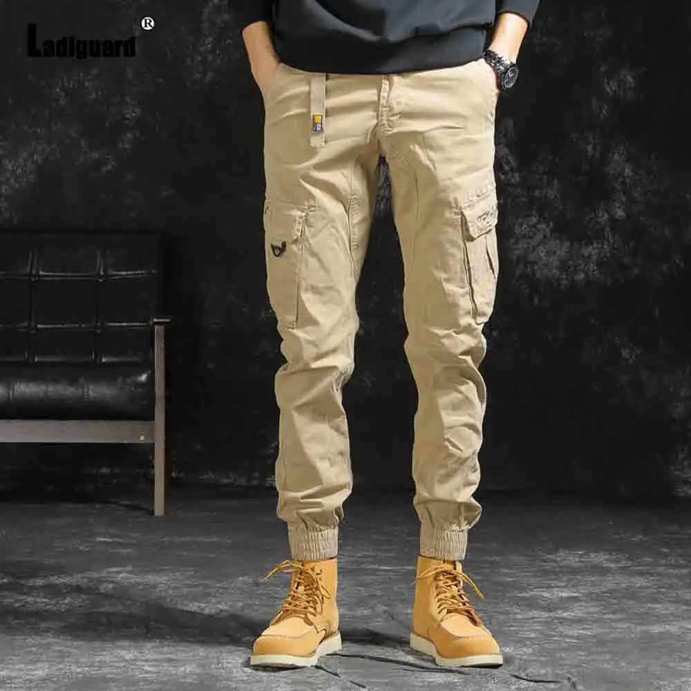 Ladiguard Plus Size Mens Cargo Pants European Style 2021 Hip Hop Sweatpants Outdoor Casual Skinny Pants Khaki Male Streetwear
Ladiguard Plus Size Mens Cargo Pants European Style 2021 Hip Hop Sweatpants Outdoor Casual Skinny Pants Khaki Male Streetwear