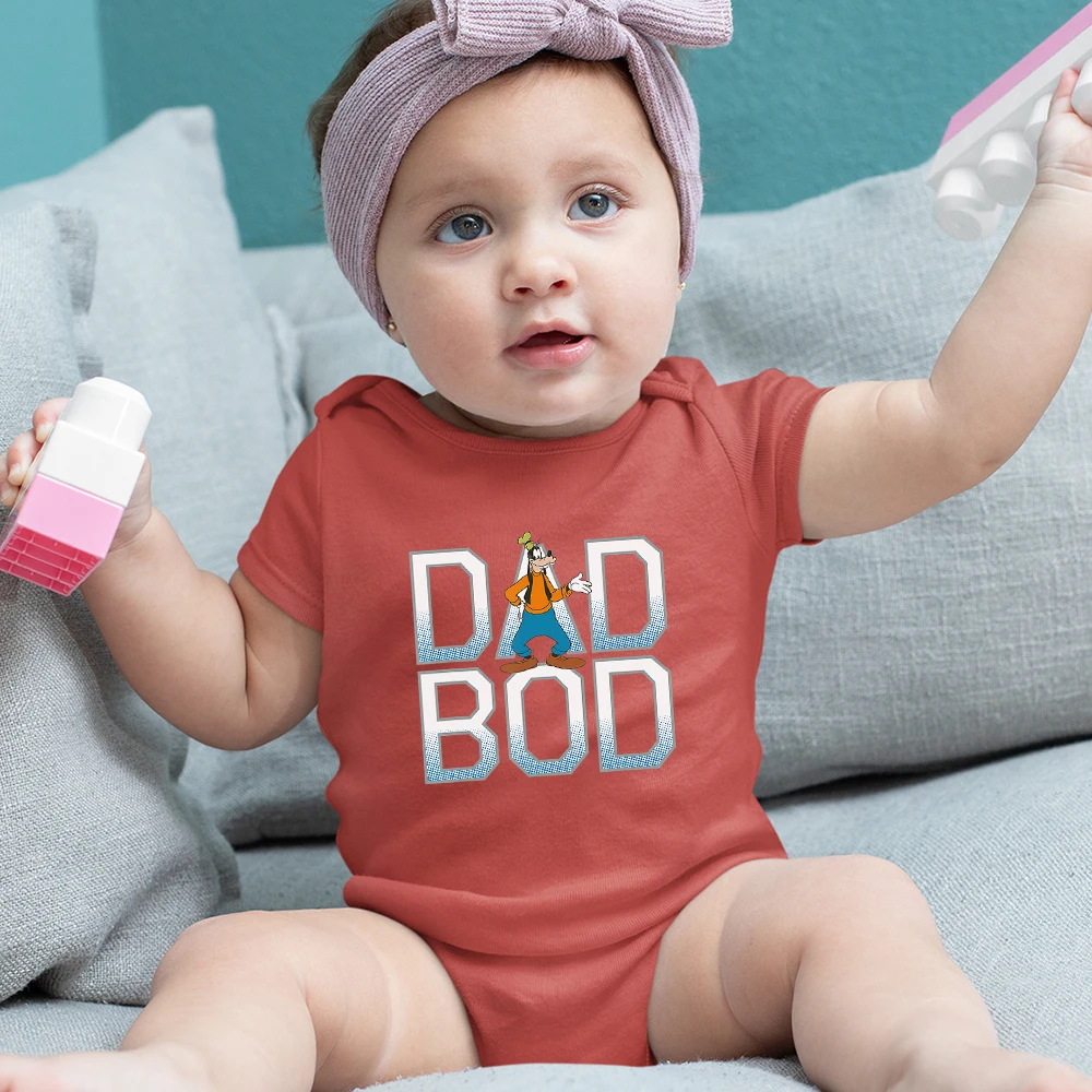 Детская одежда Four Seasons Disney Summer New Products DAD BOD Letter Printing 0-24M модный удобный комбинезон для новорожденных Harajuku
Детская одежда Four Seasons Disney Summer New Products DAD BOD Letter Printing 0-24M модный удобный комбинезон для новорожденных Harajuku