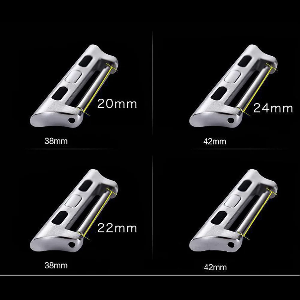 Stainless Steel connector For Apple Watch Series 3/series 2/series 1 Strap 38mm 42mm Watchband linker for Band Adapter
Stainless Steel connector For Apple Watch Series 3/series 2/series 1 Strap 38mm 42mm Watchband linker for Band Adapter