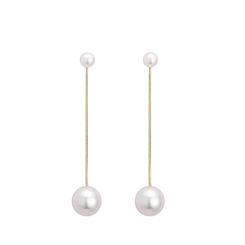 Korean Personality Exaggerated imitation pearl Hanging Dangle Fashion Stud Earrings Elegant exquisite Prevent Allergy Earrings
Korean Personality Exaggerated imitation pearl Hanging Dangle Fashion Stud Earrings Elegant exquisite Prevent Allergy Earrings