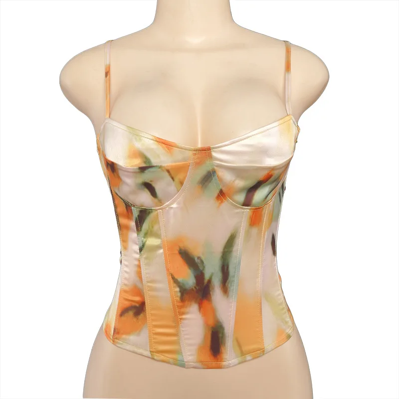 Chic Fashion Tie Dye Print Straps Crop Tops Women Sleeveless Tank Top Cropped Feminino Bustier Top Vest Streetwear
Chic Fashion Tie Dye Print Straps Crop Tops Women Sleeveless Tank Top Cropped Feminino Bustier Top Vest Streetwear