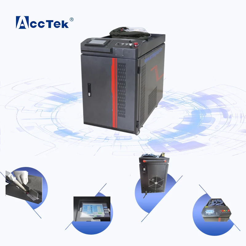 

China with CE Standard Promotional Hand-held Fiber Laser Welding Machines 1000w Laser Source for Complex and Irregular Metal