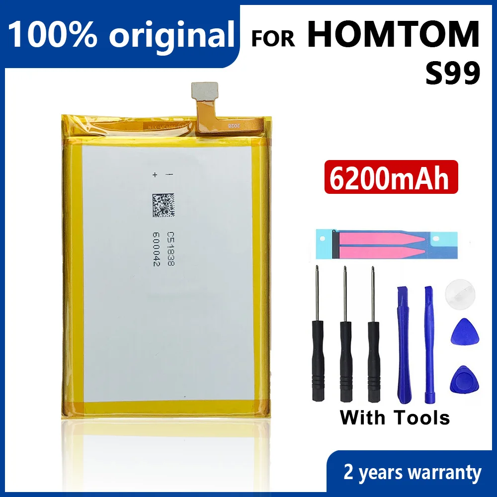 100% Original 6200mAh S99 Battery For HOMTOM S99 High quality Mobile Phone Batteria Batteries With Tools+Tracking Number
100% Original 6200mAh S99 Battery For HOMTOM S99 High quality Mobile Phone Batteria Batteries With Tools+Tracking Number