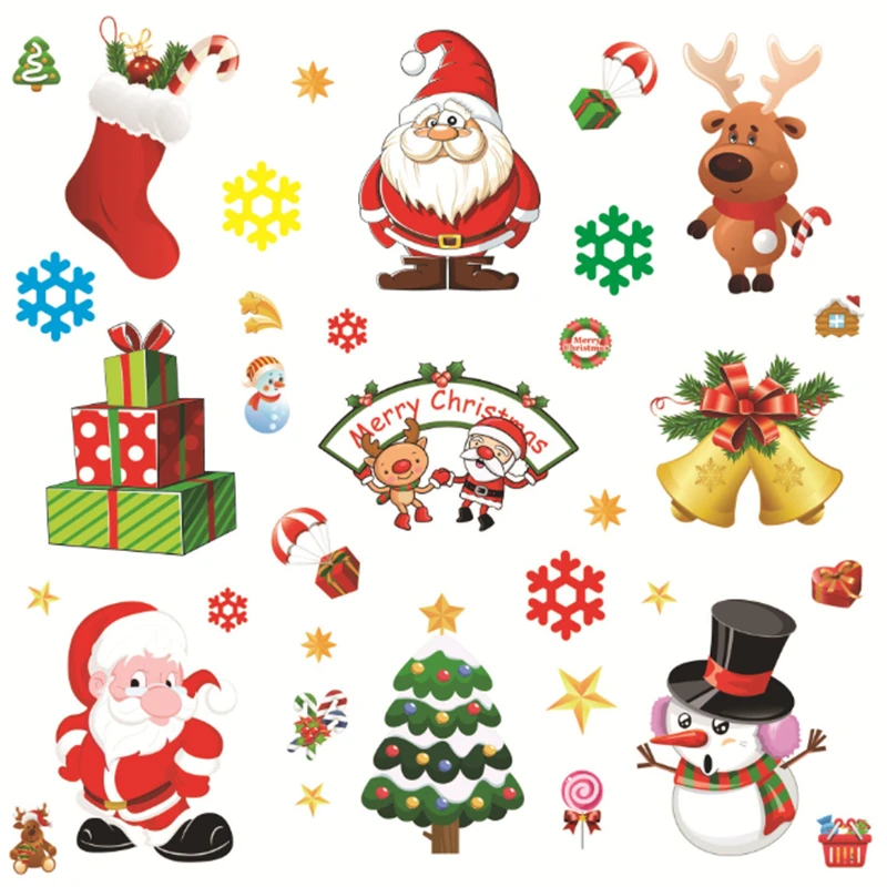 Christmas Decoration Supplies Cartoon Decoration PVC Window non-adhesive Electrostatic Stickers Christmas Electrostatic Stickers
Christmas Decoration Supplies Cartoon Decoration PVC Window non-adhesive Electrostatic Stickers Christmas Electrostatic Stickers