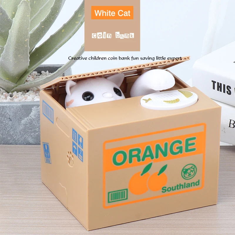 Coin Piggy Money Saving Box Kids Money Bank Automatic Cat Stealing Money Boxes Toy for Children Creative Christmas Kids Gifts
Coin Piggy Money Saving Box Kids Money Bank Automatic Cat Stealing Money Boxes Toy for Children Creative Christmas Kids Gifts