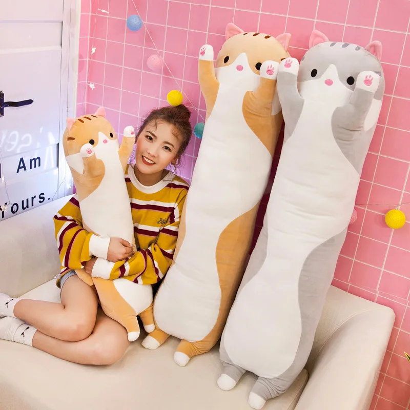 Cute Cat Plush Toy Kawaii Doll Pillow Animal Pillow Long Cat Doll To Send Children Sleep Home Decoration Christmas Birthday Gift
Cute Cat Plush Toy Kawaii Doll Pillow Animal Pillow Long Cat Doll To Send Children Sleep Home Decoration Christmas Birthday Gift