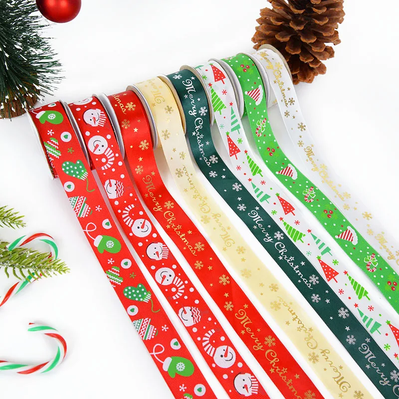 10 Yards Satin Ribbon for Christmas Gift Wrapper Merry Christmas Ribbon Tape Xmas Navidad Packaging Decor Single-sided Printing
10 Yards Satin Ribbon for Christmas Gift Wrapper Merry Christmas Ribbon Tape Xmas Navidad Packaging Decor Single-sided Printing